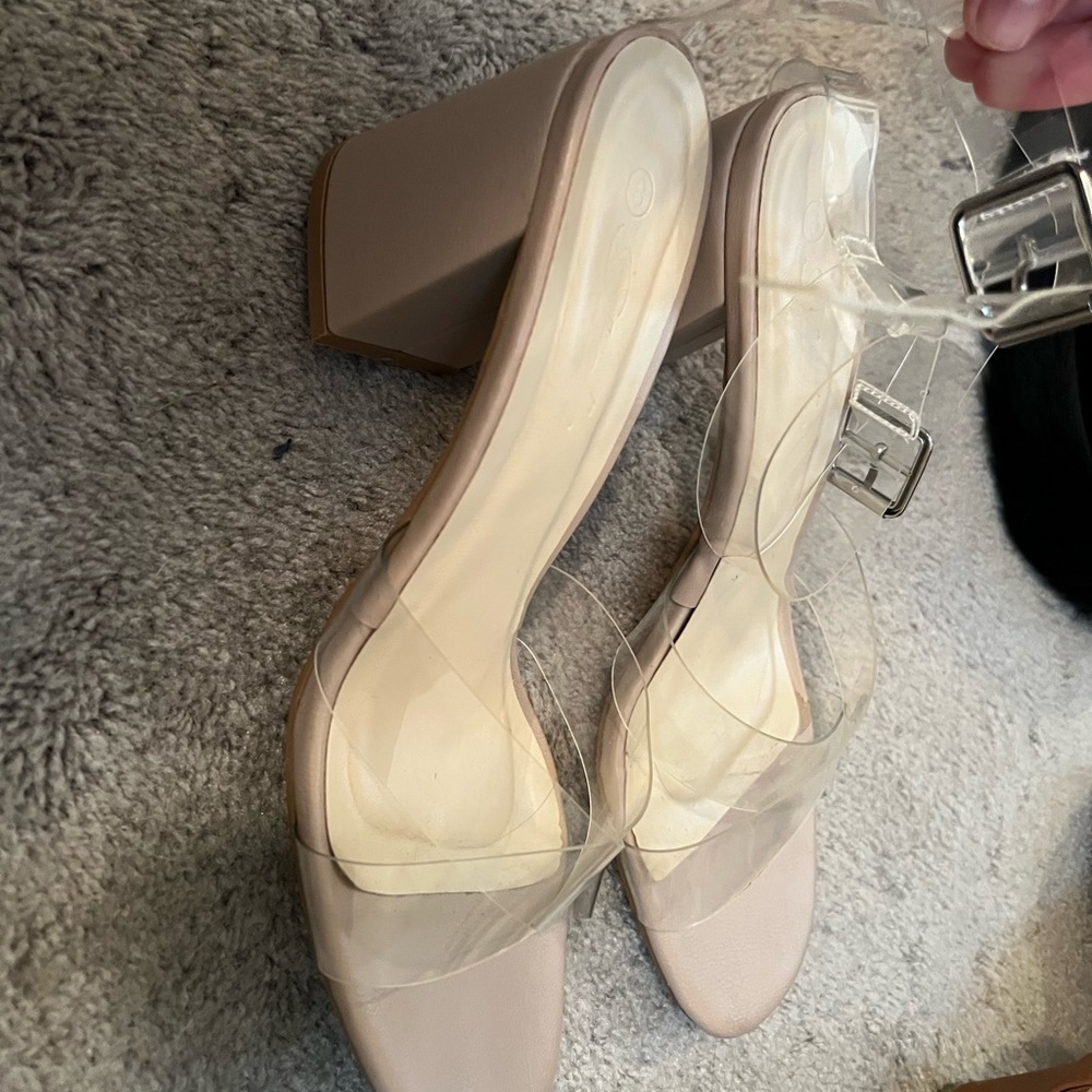 Clear Nude Heels